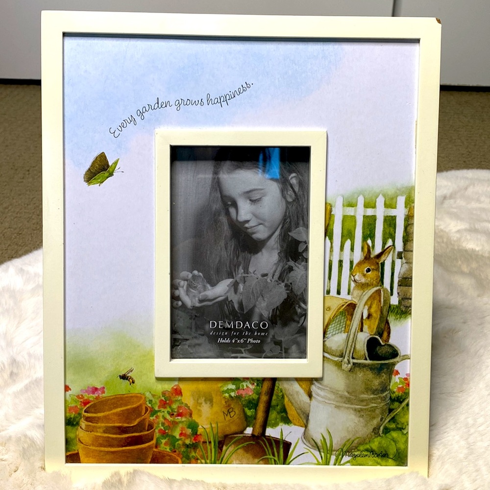Easter bunny white frame 4 x 6 - Picture 5 of 15